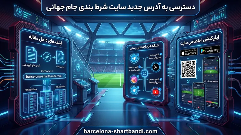 دسترسی به آدرس جدید سایت شرط بندی جام جهانی