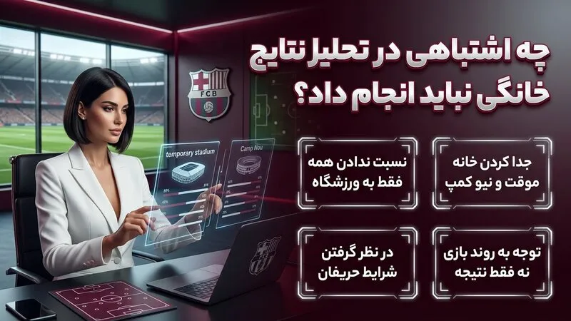 چه اشتباهی در تحلیل نتایج خانگی نباید انجام داد؟