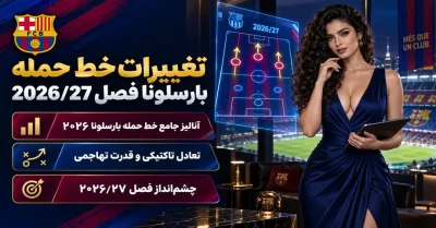 تغییرات خط حمله بارسلونا برای فصل 2026/27 | بررسی ترکیب هجومی این تیم